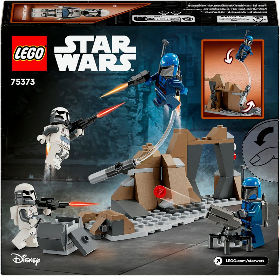 LEGO® Hinterhalt auf Mandalore™ Battle Pack (75373), LEGO Star Wars™ Konstruktionsspielsteine, (109 St), Made in Europe