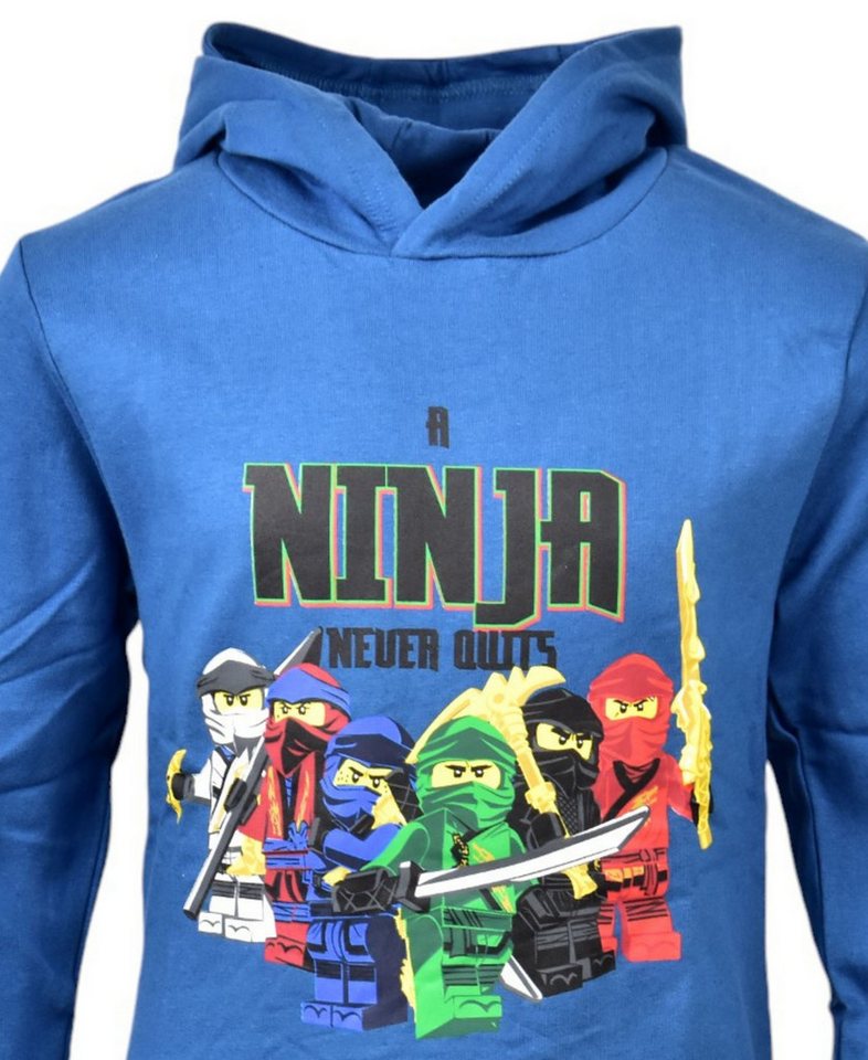 LEGO® Hoodie Ninjago Jungen Kapuzenpullover Größe 98 -128 cm
