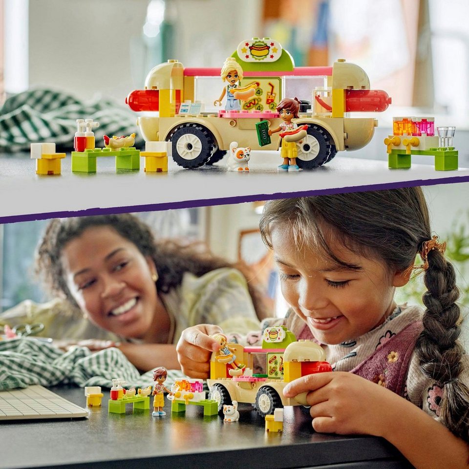 LEGO® Hotdog-Truck (42633), LEGO Friends Konstruktionsspielsteine, (100 St), Made in Europe