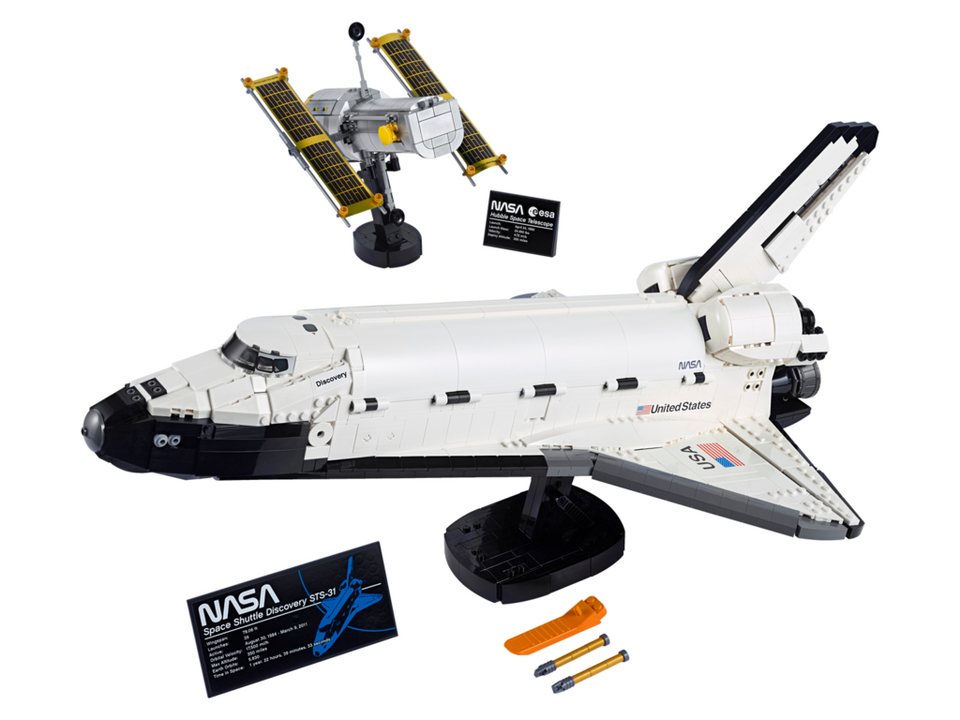 LEGO® Icons 10283 NASA-Spaceshuttle „Discovery“ Spielbausteine, (Set, 2354 St., Set)