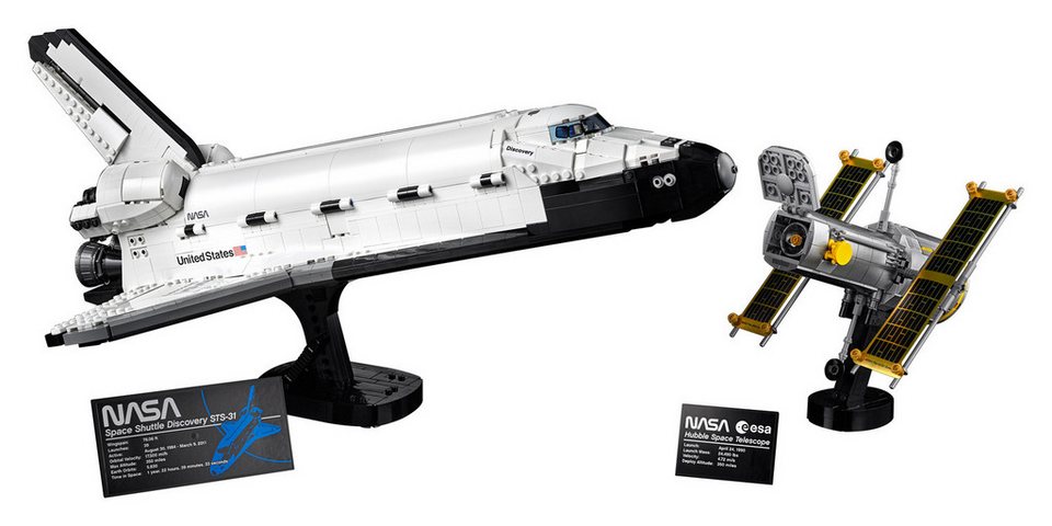 LEGO® Icons 10283 NASA-Spaceshuttle „Discovery“ Spielbausteine, (Set, 2354 St., Set)