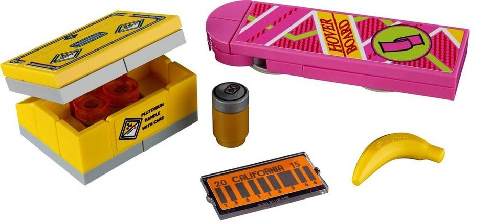 LEGO® Icons 10300 Die Zeitmaschine aus Zurück in die Zukunft Spielbausteine, (1872 St)