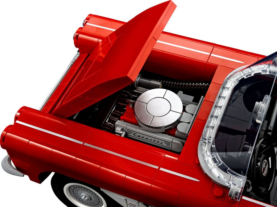LEGO® Icons - Corvette (10321) Modellauto, klassischer Sportwagen Konstruktions-Spielset, (1210 St., 10321)