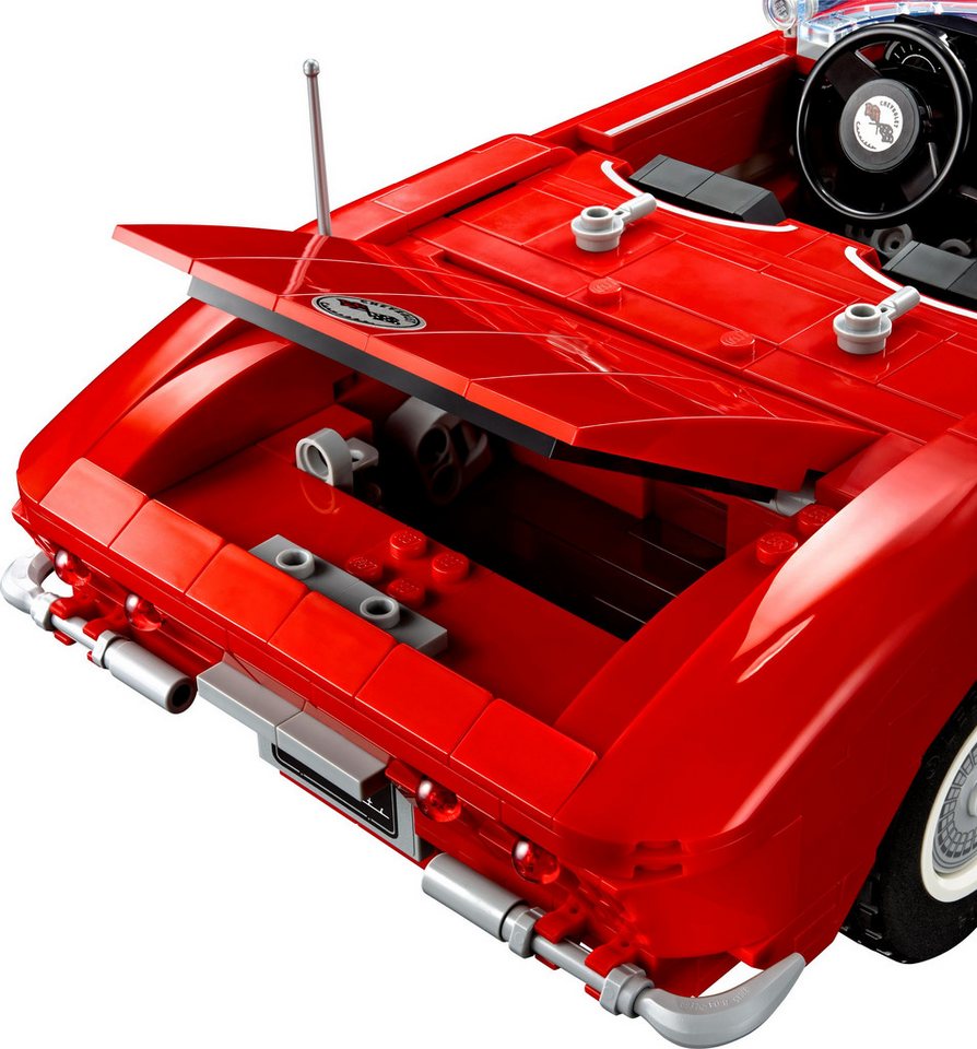 LEGO® Icons - Corvette (10321) Modellauto, klassischer Sportwagen Konstruktions-Spielset, (1210 St., 10321)