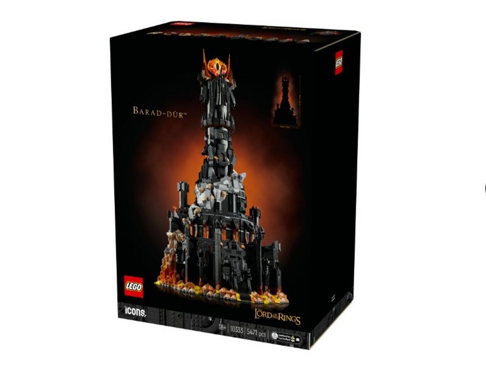LEGO® Icons - Der Herr der Ringe: Barad-dûr (10333) Spielbausteine, (5471 St)