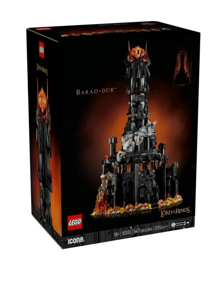 LEGO® Icons - Der Herr der Ringe: Barad-dûr (10333) Spielbausteine, (5471 St)