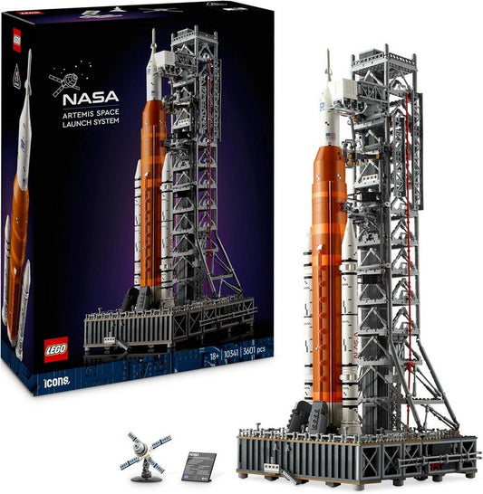 LEGO® Icons - NASA Artemis Startrampe (10341) Konstruktions-Spielset, (Advanced Models, 3601 St., Artemis Space Launch System)