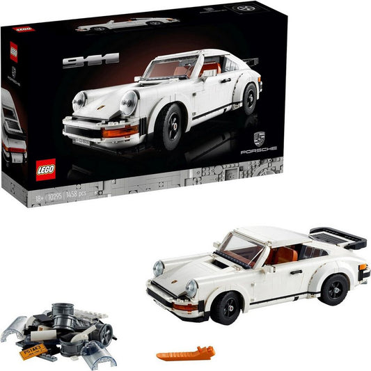 LEGO® Icons Porsche 911 weiß (10295) Konstruktions-Spielset, (1458 St)