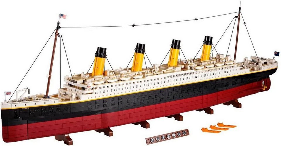 LEGO® Icons - Titanic (10294) inkl. Acryl Vitrine Spielbausteine, (9090 St)