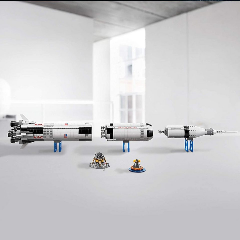 LEGO® Ideas 92176 LEGO® NASA Apollo Saturn V Spielbausteine, (1969 St)