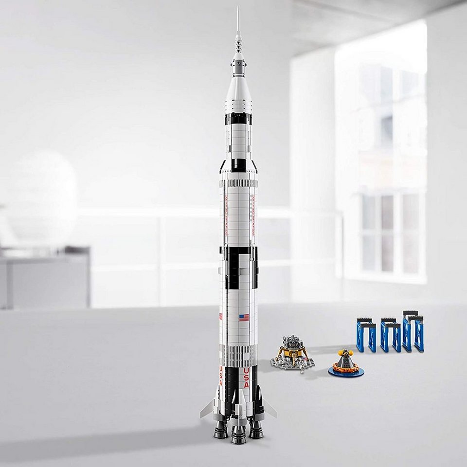 LEGO® Ideas 92176 LEGO® NASA Apollo Saturn V Spielbausteine, (1969 St)