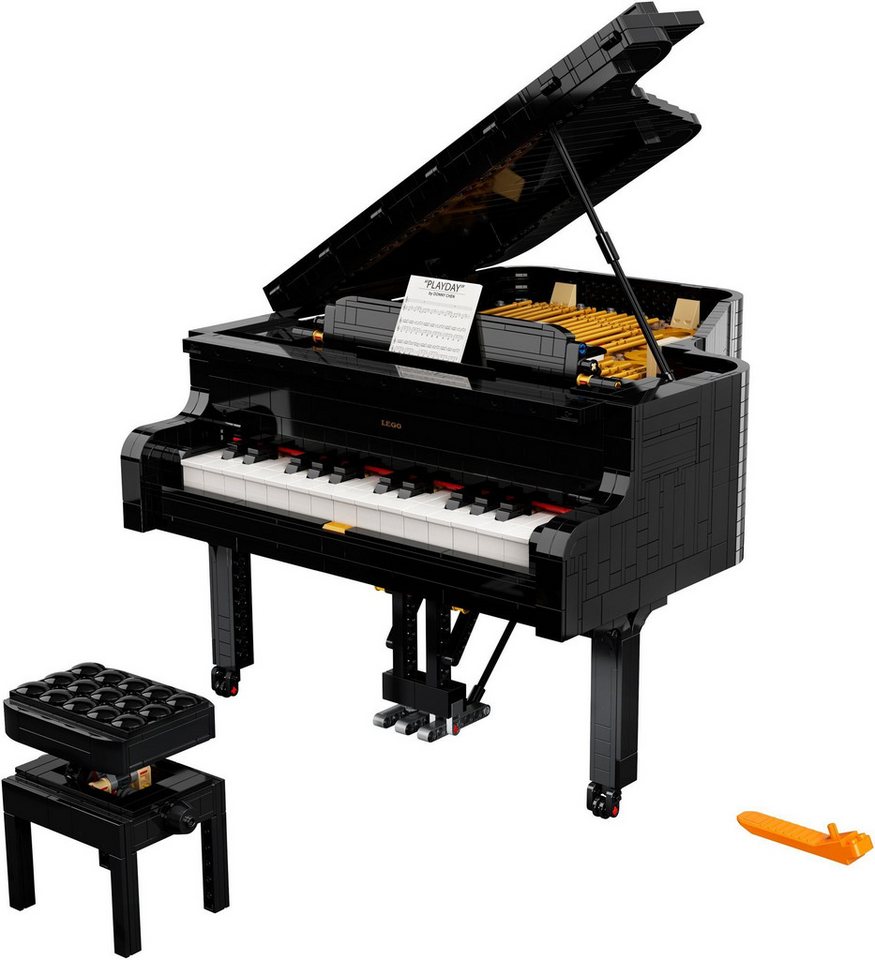 LEGO® Ideas Grand Pianio Konzertflügel Klavier Konstruktionsspielsteine, (3662 St), Realistisches Design, - Kreativer Bausatz für Musikliebhaber