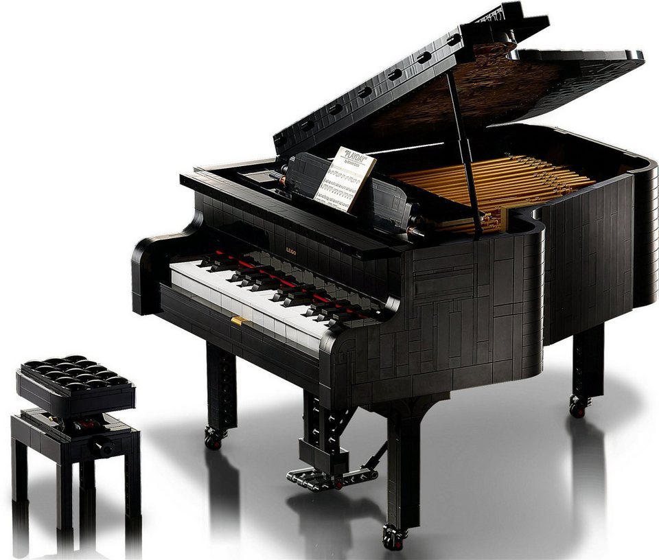 LEGO® Ideas Grand Pianio Konzertflügel Klavier Konstruktionsspielsteine, (3662 St), Realistisches Design, - Kreativer Bausatz für Musikliebhaber