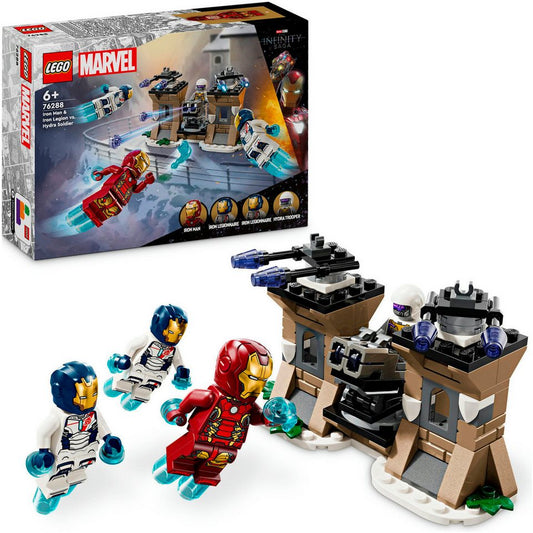 LEGO® Iron Man & Iron Legion vs. HYDRA-Soldat (76288), LEGO Super Heroes Konstruktionsspielsteine, (135 St), Made in Europe