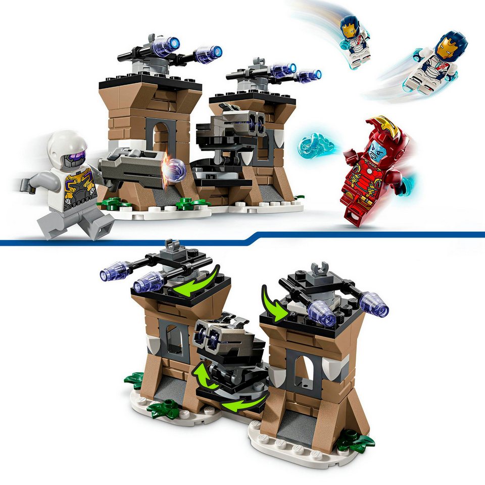 LEGO® Iron Man & Iron Legion vs. HYDRA-Soldat (76288), LEGO Super Heroes Konstruktionsspielsteine, (135 St), Made in Europe