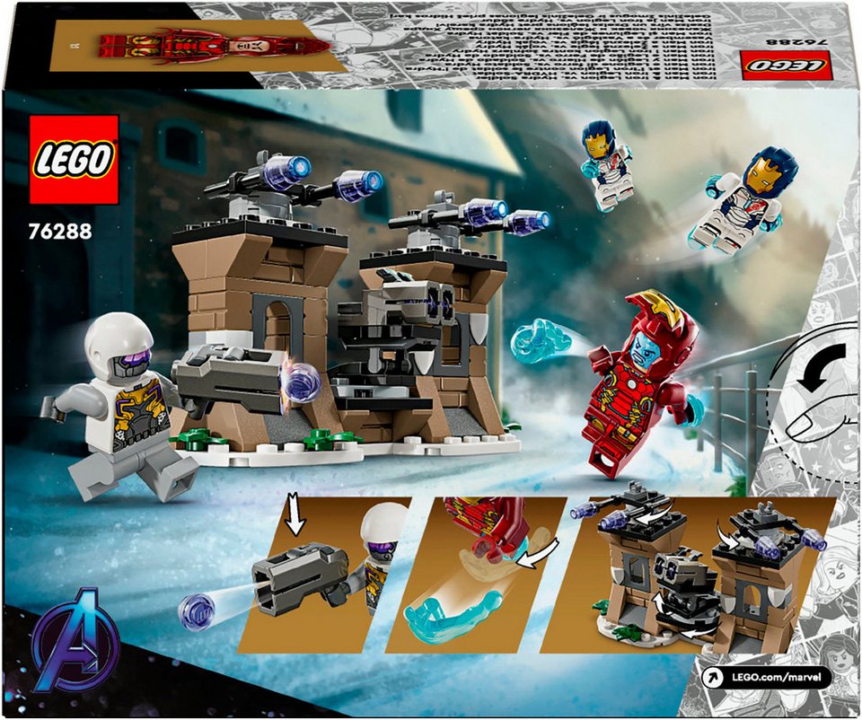 LEGO® Iron Man & Iron Legion vs. HYDRA-Soldat (76288), LEGO Super Heroes Konstruktionsspielsteine, (135 St), Made in Europe