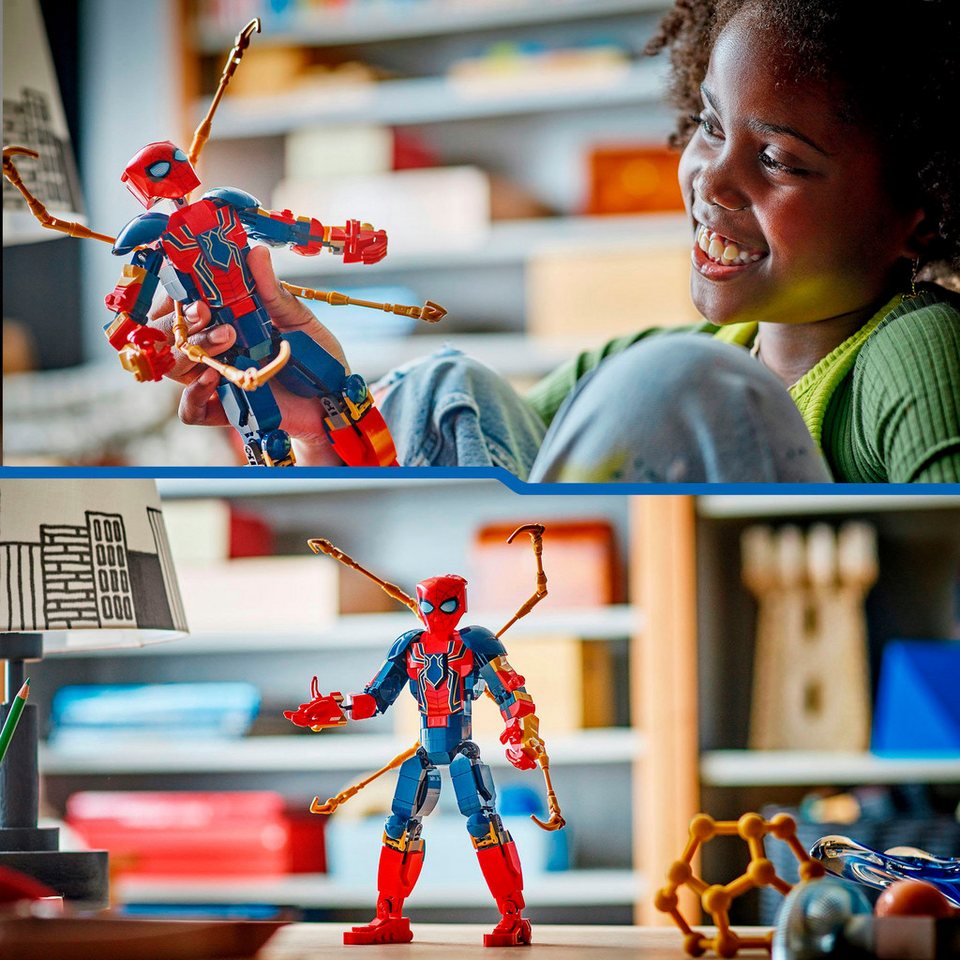 LEGO® Iron Spider-Man Baufigur (76298), LEGO Super Heroes Konstruktionsspielsteine, (303 St), Made in Europe