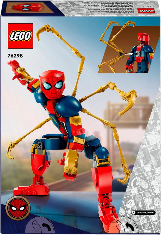 LEGO® Iron Spider-Man Baufigur (76298), LEGO Super Heroes Konstruktionsspielsteine, (303 St), Made in Europe