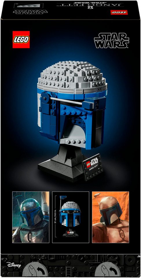 LEGO® Jango Fett Helm (75408), LEGO Star Wars ™ Konstruktionsspielsteine, (616 St), Made in Europe