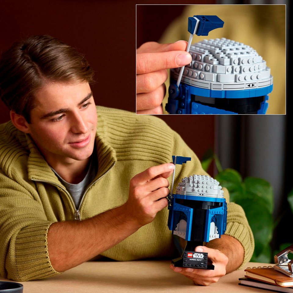 LEGO® Jango Fett Helm (75408), LEGO Star Wars ™ Konstruktionsspielsteine, (616 St), Made in Europe