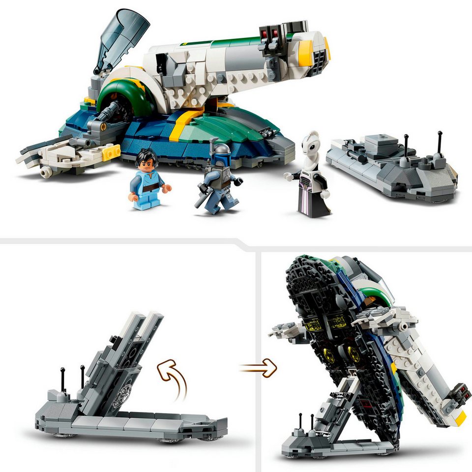 LEGO® Jango Fetts Sternenschiff (75433), LEGO Star Wars™ Konstruktionsspielsteine, (707 St), Made in Europe