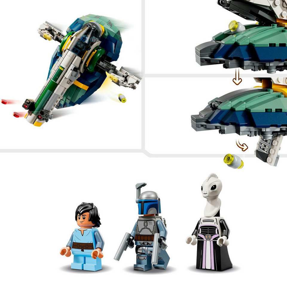 LEGO® Jango Fetts Sternenschiff (75433), LEGO Star Wars™ Konstruktionsspielsteine, (707 St), Made in Europe