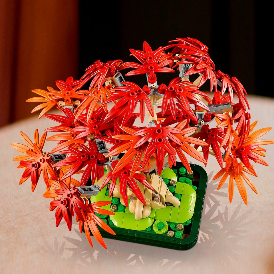 LEGO® Japanischer Roter Ahorn – Bonsai-Baum (10348), LEGO Botanicals Konstruktionsspielsteine, (474 St), Made in Europe