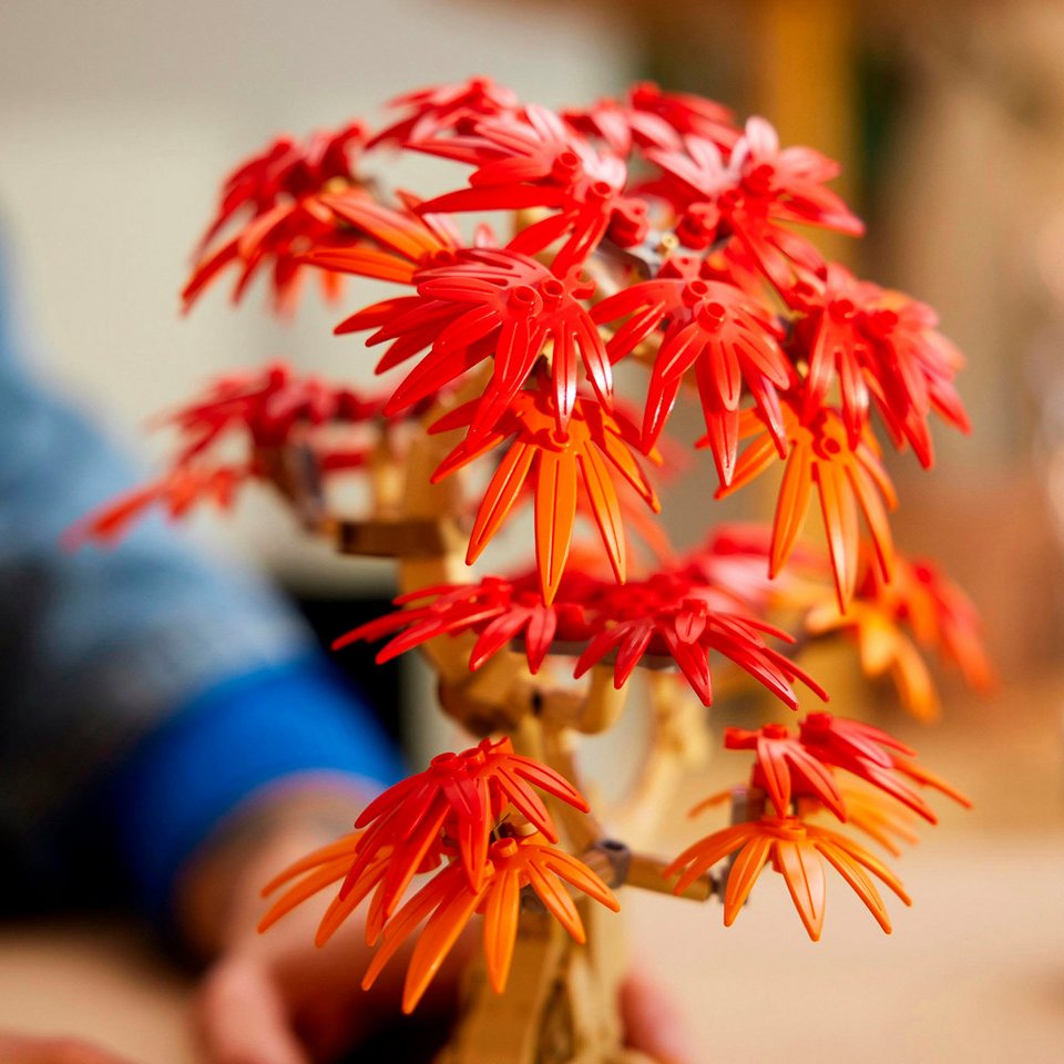 LEGO® Japanischer Roter Ahorn – Bonsai-Baum (10348), LEGO Botanicals Konstruktionsspielsteine, (474 St), Made in Europe