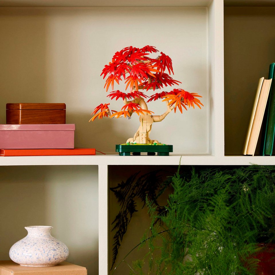 LEGO® Japanischer Roter Ahorn – Bonsai-Baum (10348), LEGO Botanicals Konstruktionsspielsteine, (474 St), Made in Europe