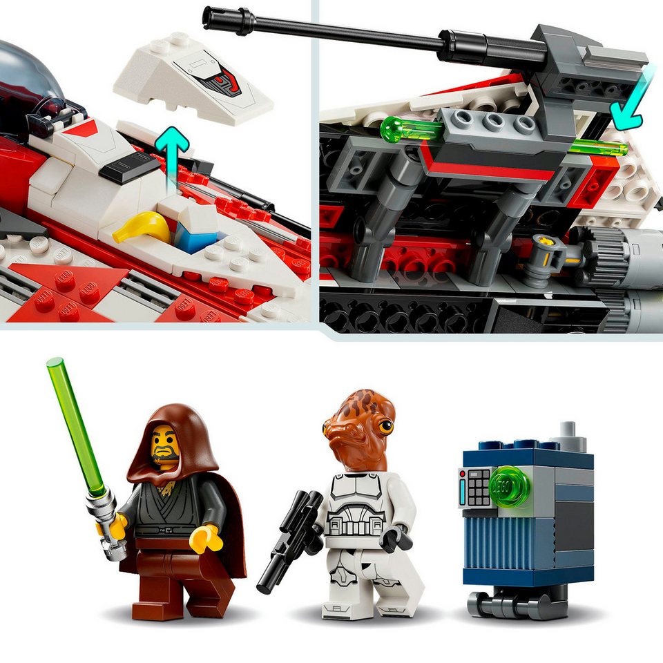 LEGO® Jedi Bobs Sternjäger (75388), LEGO Star Wars ™ Konstruktionsspielsteine, (305 St), Made in Europe
