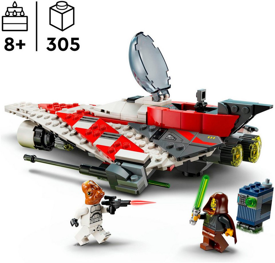 LEGO® Jedi Bobs Sternjäger (75388), LEGO Star Wars ™ Konstruktionsspielsteine, (305 St), Made in Europe