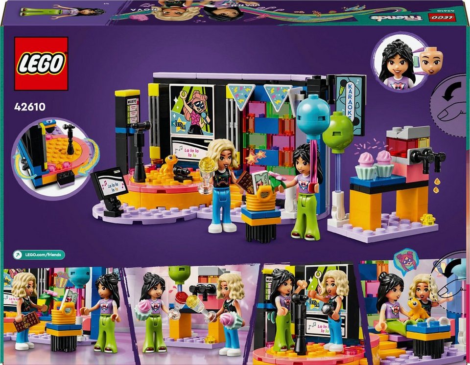 LEGO® Karaoke-Party (42610), LEGO Friends Konstruktionsspielsteine, (196 St), Made in Europe