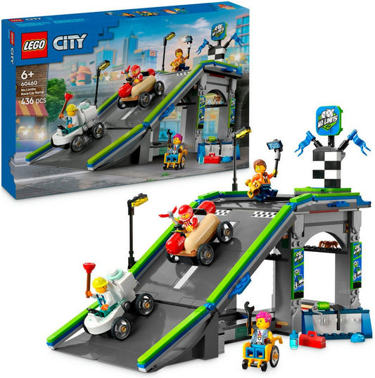 LEGO® Keine Limits: Seifenkistenrennen mit Rampe (60460), LEGO City Konstruktionsspielsteine, (436 St), Made in Europe