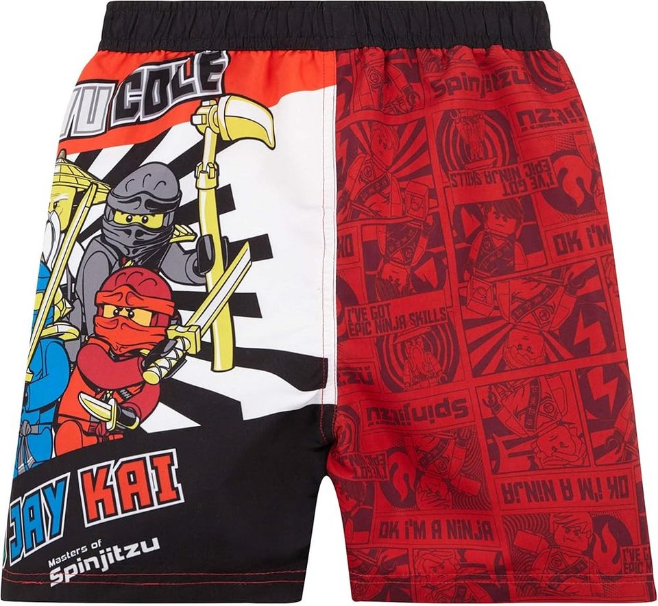 LEGO® kidswear Badeshorts LEGO NINJAGO Jungen Badehose Surfshorts Gr.140 = 10 Jahre Lego Ninjago Kinderbekleidung