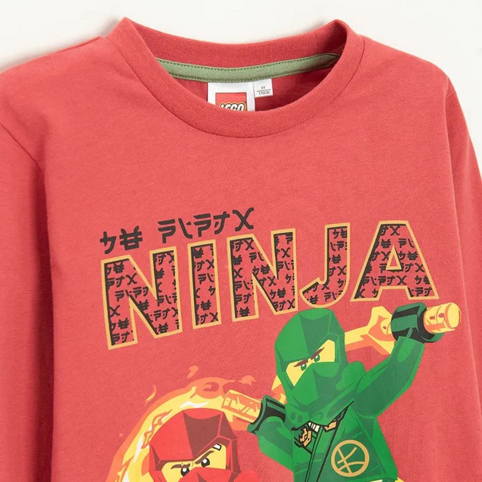 LEGO® kidswear Langarmshirt LEGO® NINJAGO langarm T-Shirt Pulli Sweater Jungen 3-8Jahre