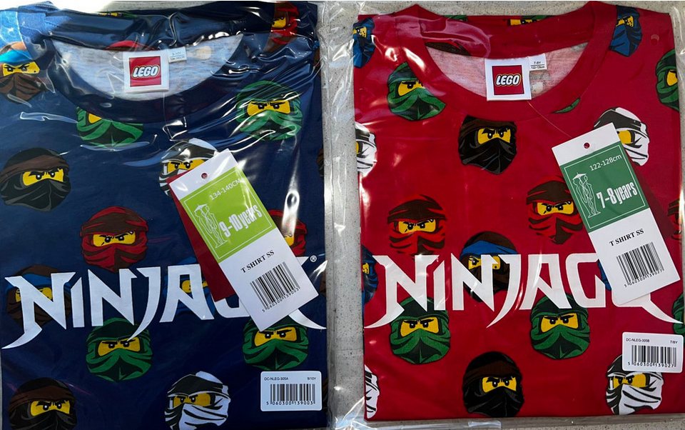 LEGO® kidswear Print-Shirt LEGO ® Ninjago T-Shirt allover Kinder Shirt Jungen 5/6 7/8 9/10