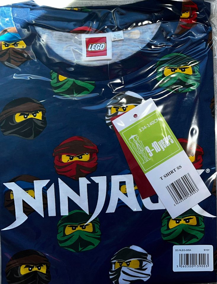 LEGO® kidswear Print-Shirt LEGO ® Ninjago T-Shirt allover Kinder Shirt Jungen 5/6 7/8 9/10