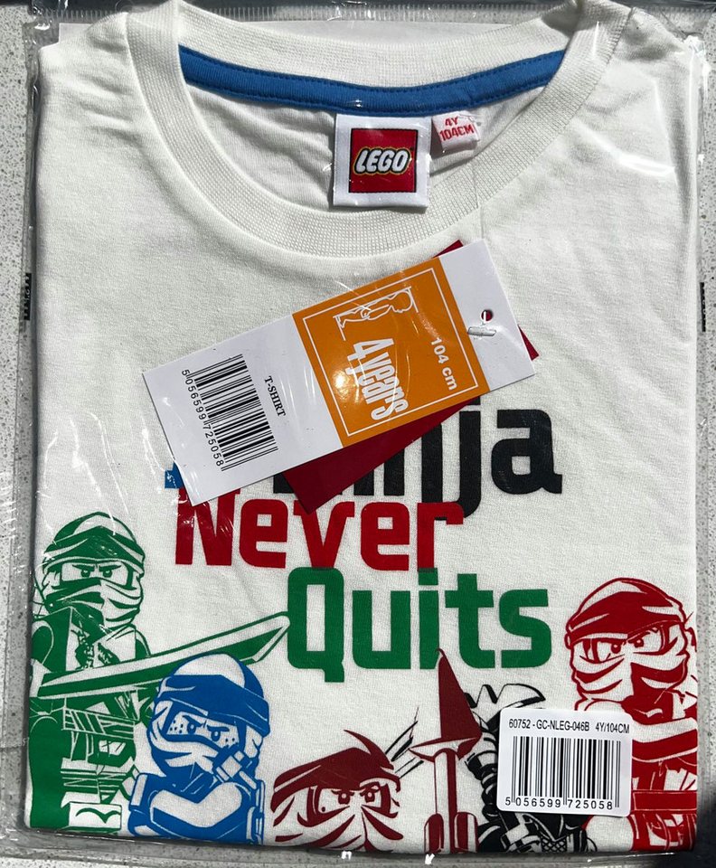 LEGO® kidswear T-Shirt Lego ® Ninjago T-Shirt Jungen 3 - 8 Jahre Kindershirt 98-128 Ninjago Kinderkleidung