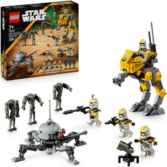 LEGO® Klonsoldaten des 327. Sternenkorps Battle Pack (75431) Konstruktionsspielsteine, (258 St), LEGO Star Wars™; Made in Europe