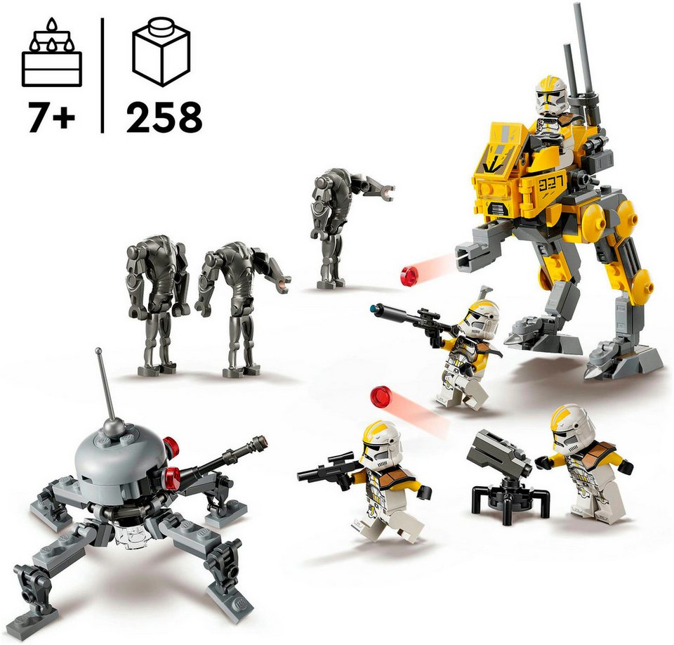 LEGO® Klonsoldaten des 327. Sternenkorps Battle Pack (75431) Konstruktionsspielsteine, (258 St), LEGO Star Wars™; Made in Europe