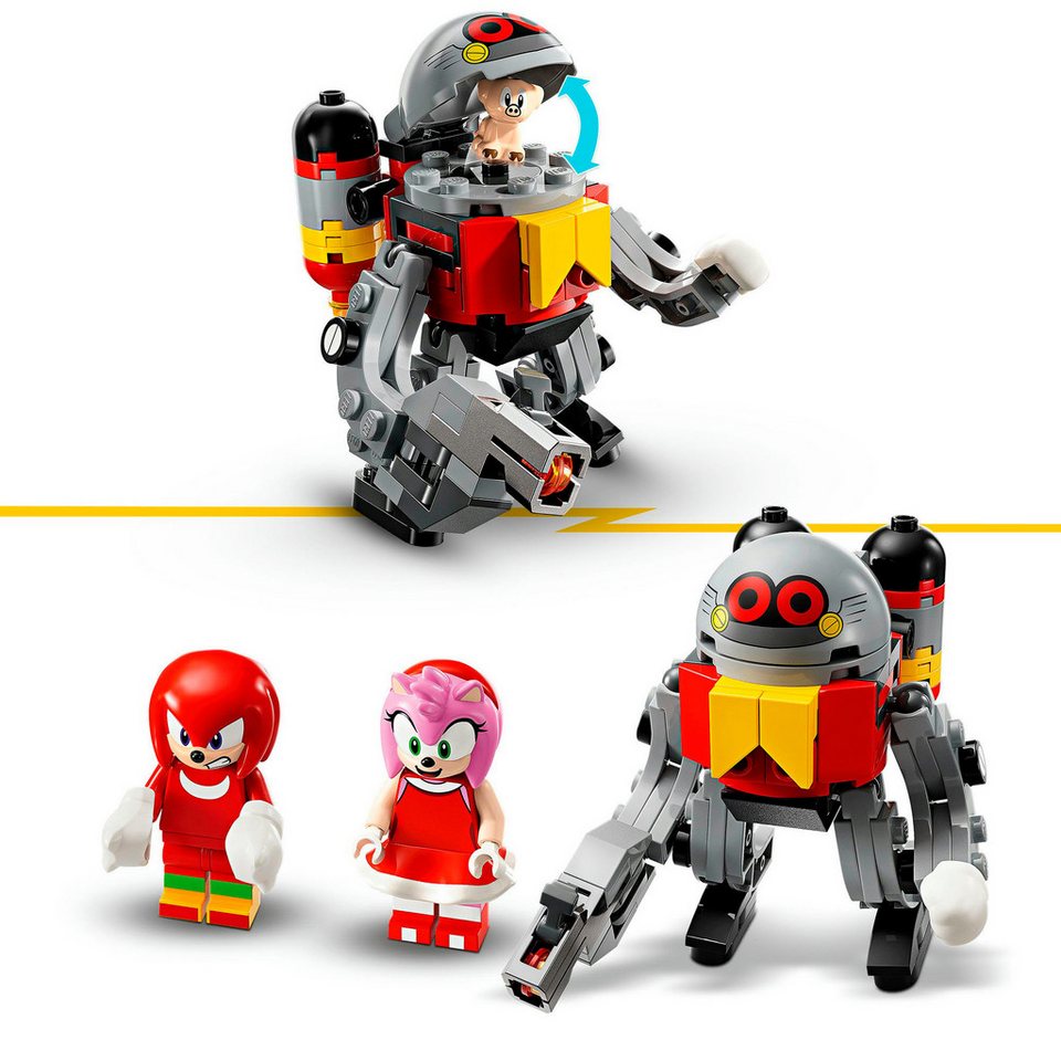 LEGO® Knuckles und der Schrein des Master Emerald (76998), LEGO Sonic Konstruktionsspielsteine, (325 St), Made in Europe