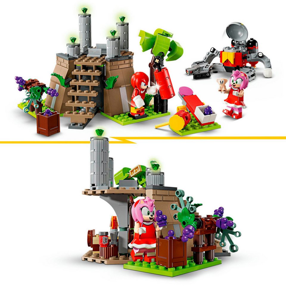 LEGO® Knuckles und der Schrein des Master Emerald (76998), LEGO Sonic Konstruktionsspielsteine, (325 St), Made in Europe