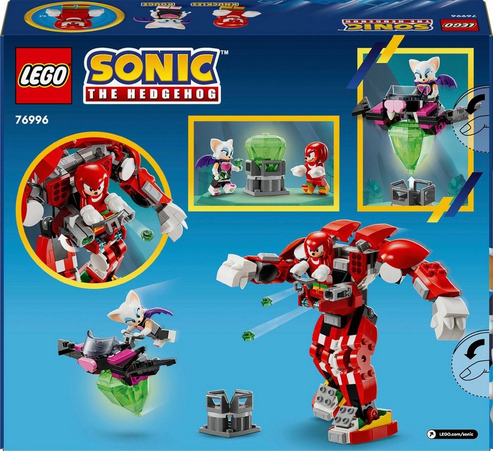 LEGO® Knuckles' Wächter-Mech (76996), LEGO Sonic Konstruktionsspielsteine, (276 St), Made in Europe