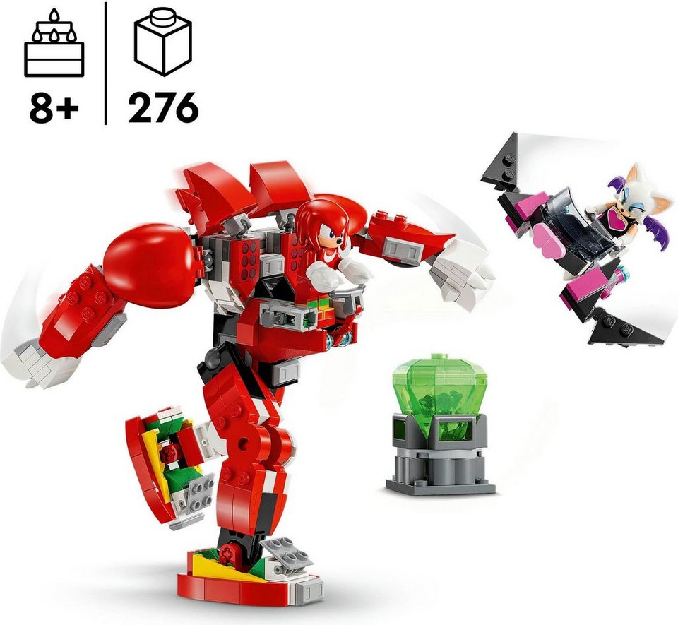 LEGO® Knuckles' Wächter-Mech (76996), LEGO Sonic Konstruktionsspielsteine, (276 St), Made in Europe