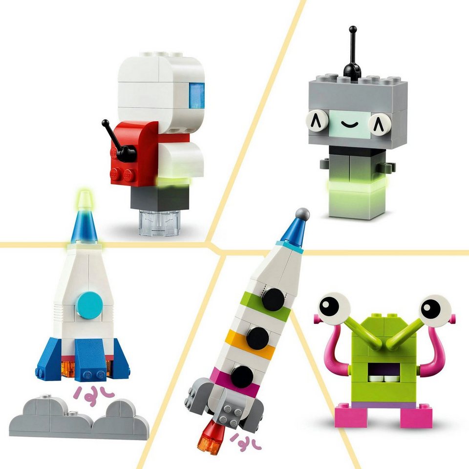 LEGO® Kreative Weltraumplaneten (11037), LEGO Classic Konstruktionsspielsteine, (450 St), Made in Europe