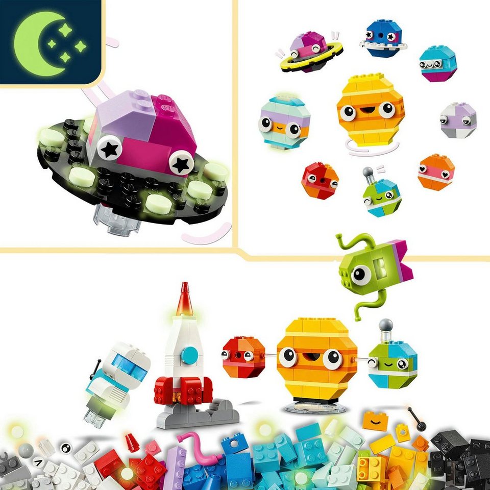 LEGO® Kreative Weltraumplaneten (11037), LEGO Classic Konstruktionsspielsteine, (450 St), Made in Europe
