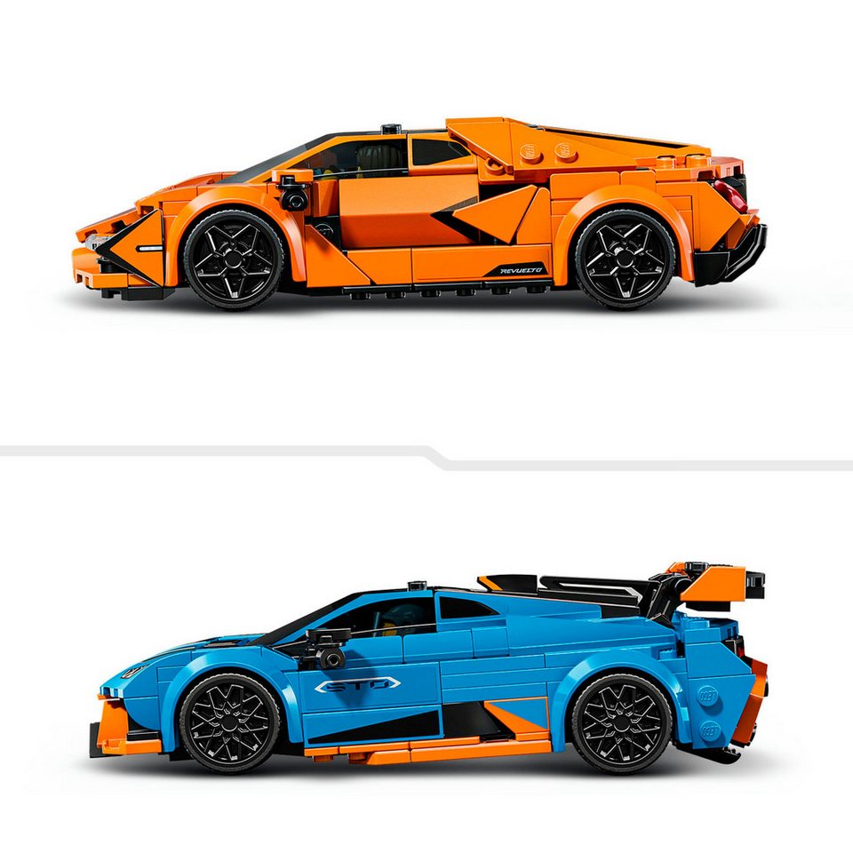 LEGO® Lamborghini Revuelto und Huracán STO (77238), LEGO Speed Champions Konstruktionsspielsteine, (607 St), Made in Europe
