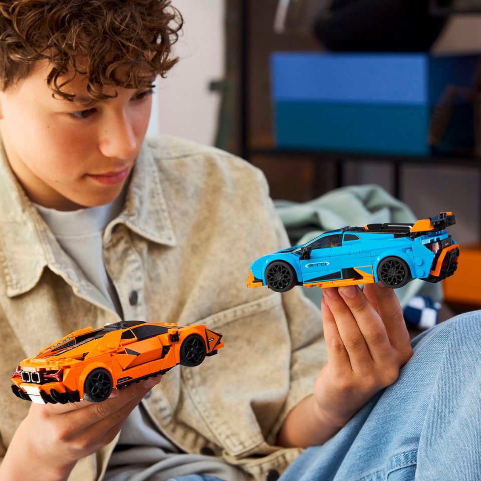 LEGO® Lamborghini Revuelto und Huracán STO (77238), LEGO Speed Champions Konstruktionsspielsteine, (607 St), Made in Europe