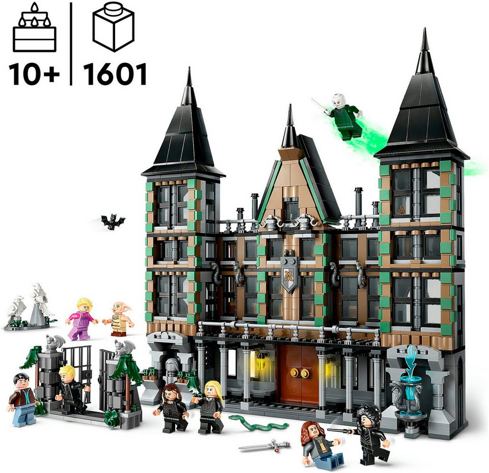 LEGO® Landsitz der Familie Malfoy (76453), LEGO Harry Potter™ Konstruktionsspielsteine, (1601 St), Made in Europe