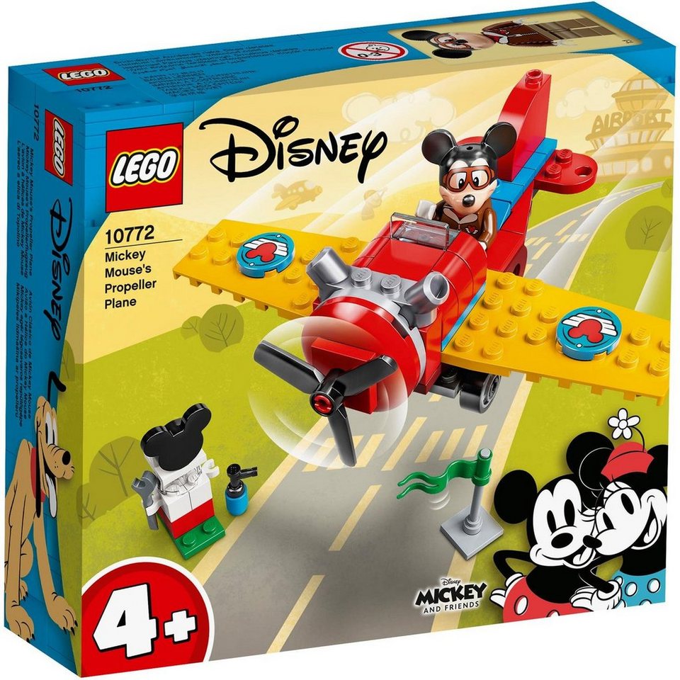 LEGO® LEGO 10772 Mickey and Friends Mickys Propellerflugzeug - EOL 2022 Konstruktionsspielsteine, (Set)